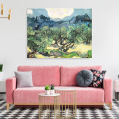 オリーブの木々， 1889，ビンセント・ヴァン・ゴッホ キャンバスプリント (インサイチュ (リビング))