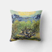 オリーブの木とアルピルズbyビンセント・ヴァン・ゴッホ クッション (裏面)