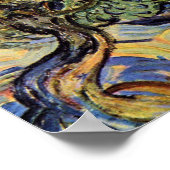 オリーブの木とアルピルズbyビンセント・ヴァン・ゴッホ ポスター (角)