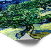 オリーブの木とアルピル(1889)ヴァンゴッホアート素晴らし ポスター (角)