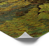 オリーブの木と収穫する人物、ヴィンセント・ヴァン・ゴッホ ポスター (角)