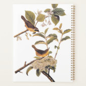 オリーブの木にメリーランドのイエロースロートオードボンバード プランナー手帳 (裏面)