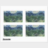 オリーブの木のシール 長方形シール (シート)