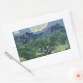 オリーブの木のシール 長方形シール (封筒)