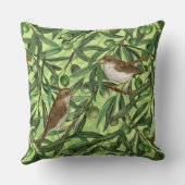 オリーブの木のナイチンゲール2 クッション (裏面)