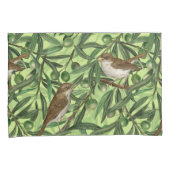 オリーブの木のナイチンゲール2 枕カバー (正面右)