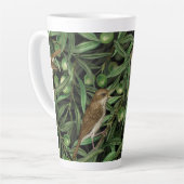 オリーブの木のナイチンゲール3 カフェラテマグ (左アングル)