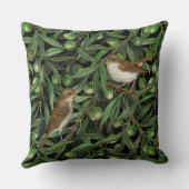 オリーブの木のナイチンゲール3 クッション (裏面)