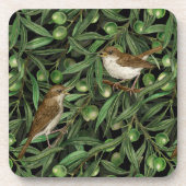 オリーブの木のナイチンゲール3 コースター (正面)