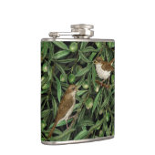 オリーブの木のナイチンゲール3 フラスク (右)