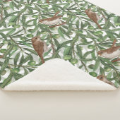 オリーブの木のナイチンゲール シェルパブランケット (3/4)