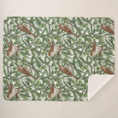 オリーブの木のナイチンゲール シェルパブランケット (正面(横))