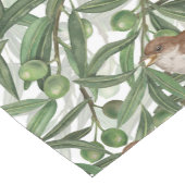 オリーブの木のナイチンゲール ショートテーブルランナー (コーナー)