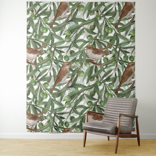 オリーブの木のナイチンゲール タペストリー (インサイチュ)