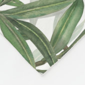 オリーブの木のナイチンゲール フリースブランケット (角)