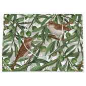 オリーブの木のナイチンゲール ラージペーパーバッグ (正面)