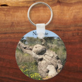 オリーブの木の位置 キーホルダー (正面)