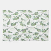 オリーブの木の枝 キッチンタオル (横)