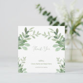 オリーブの木の水の結婚色 サンキューカード (スタンド正面)