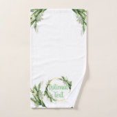 オリーブの木の花  バスタオルセット (ハンドタオル)