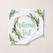 オリーブの木の花  バスタオルセット (ウォッシュタオル)