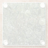 オリーブの木葉の ガラスコースター (裏面)