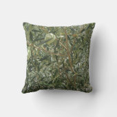 オリーブの木葉の クッション (裏面)