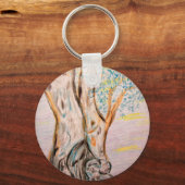 オリーブの木 キーホルダー (正面)