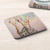 オリーブの木 コースター (左側)