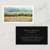 オリーブの木，写真家，写真 名刺 (正面/裏面)