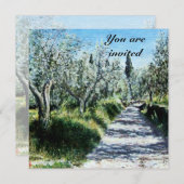 オリーブの木 招待状 (正面/裏面)