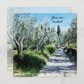 オリーブの木 招待状 (正面/裏面)