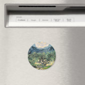オリーブの木,1889,ビンセント・ヴァン・ゴッホ マグネット (インサイチュ (食洗機))