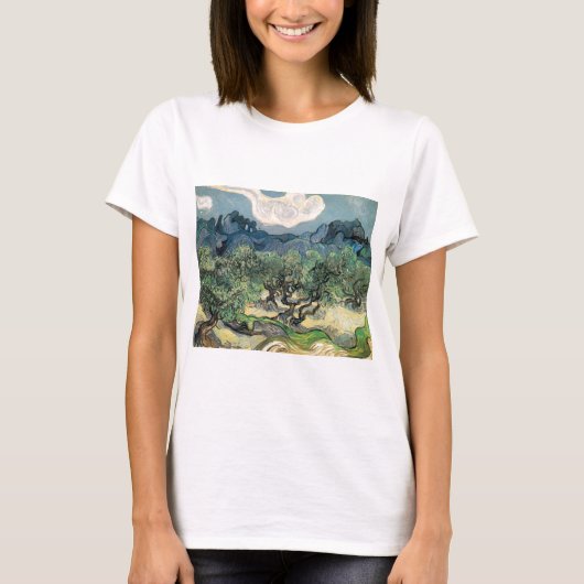 オリーブの木,1889,ビンセント・ヴァン・ゴッホ Tシャツ (正面)