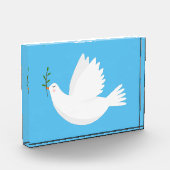 オリーブの枝で鳩 フォトブロック (左)