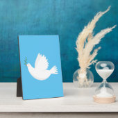 オリーブの枝で鳩 フォトプラーク (側面)