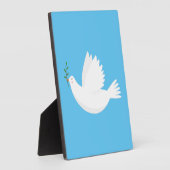 オリーブの枝で鳩 フォトプラーク (側面)