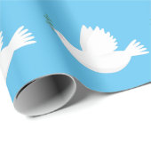 オリーブの枝で鳩 ラッピングペーパー (ロールコーナー)