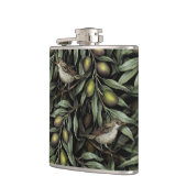 オリーブの枝とワルブラー フラスク (左)