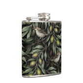 オリーブの枝とワルブラー フラスク (右)