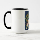 オリーブの枝に鳩とマグカップ マグカップ (左)