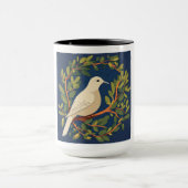オリーブの枝に鳩とマグカップ マグカップ (中央)