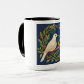 オリーブの枝に鳩とマグカップ マグカップ (正面左)