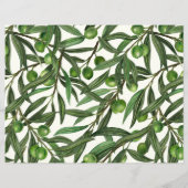 オリーブの枝のオフ白 (裏面)