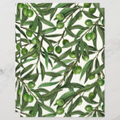 オリーブの枝のオフ白 (正面/裏面)