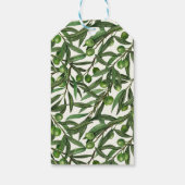 オリーブの枝のオフ白 ギフトタグ (裏面)