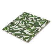 オリーブの枝のオフ白 タイル (側面)