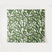 オリーブの枝のオフ白 タペストリー (正面(横))