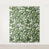 オリーブの枝のオフ白 タペストリー (正面)