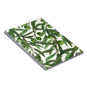 オリーブの枝のオフ白 ノートブック (右側)